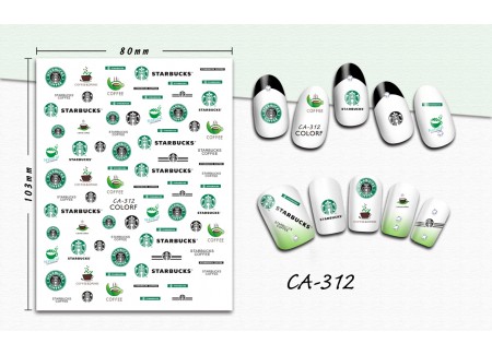 3D Nail Stickers - CA-312
